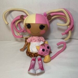 Lalaloopsy Scoops Waffle Cone and pet cat full size doll 2009
#Lalaloopsy